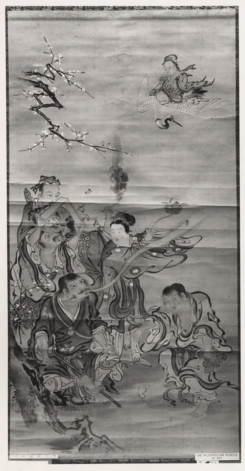 Kanō Tanshin, Eight Daoist Immortals
