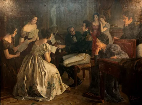 Augusto Bracet, First hearing of Independence Anthem