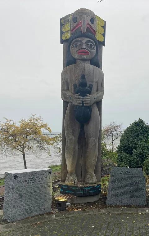 Susan Point, Ka'kan Coast Salish House Post, White Rock, British Columbia