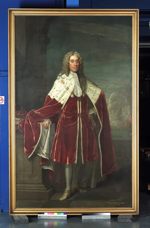Jeremiah Davison, Admiral of the Fleet George Byng, 1663-1733, 1st Viscount Torrington