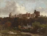 Louis Tauzin, View of Windsor Castle from the North-east