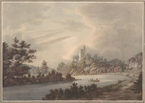 William Green, Landscape, Castle by a River