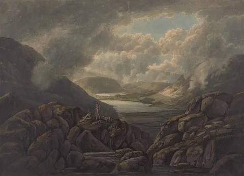 William Green, View of Lakes Buttermere and Crummock Water