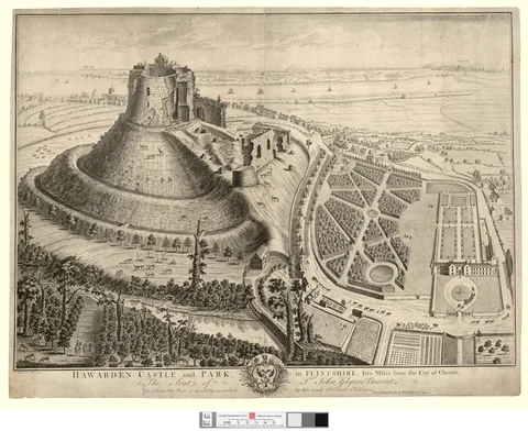 William Henry Toms, Hawarden Castle and Park, in Flintshire, five miles from the city