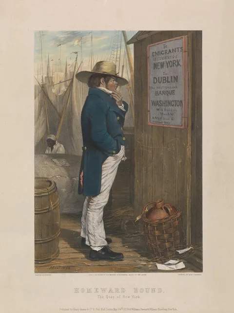 Thomas Herbert Maguire, Homeward Bound, The Quay of New York
