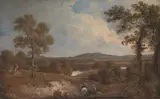 Sir George Beaumont, 7th Baronet, Landscape with Figures in the Foreground