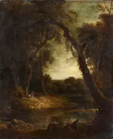 Sir George Beaumont, 7th Baronet, A Landscape with Figures