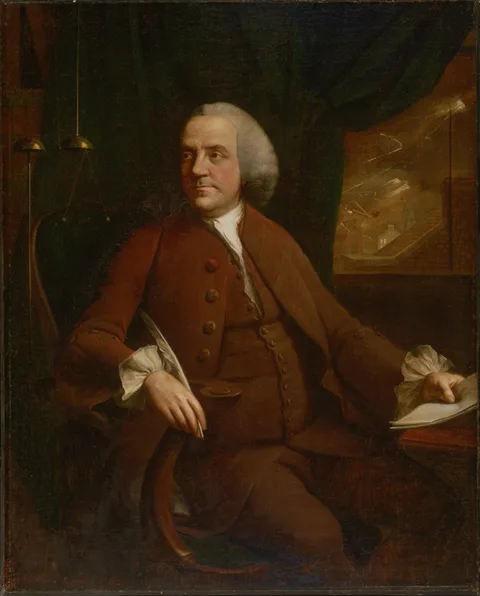 Mason Chamberlin, Portrait of Benjamin Franklin