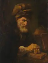 Karel van der Pluym, An Old Man in a Fur Cap