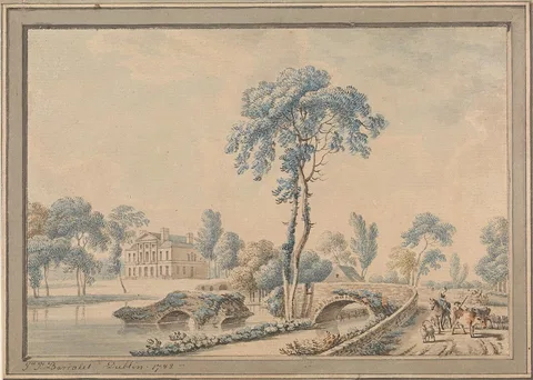 John James Barralet, View of Lucan House