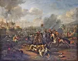 Jan Vincentsz van der Vinne, A Riverside Battle