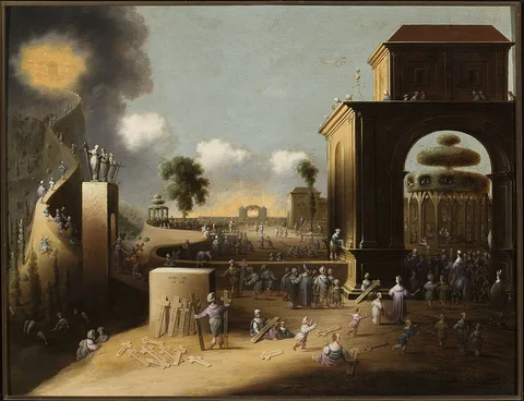 Jan Micker, Narrow road of virtue and wide road of sin (Matthew 7:13-14)