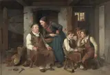 Christian Andreas Schleisner, At a Coppersmith’s Workshop
