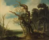 Jacob van Geel, Wooded landscape with a goatherd