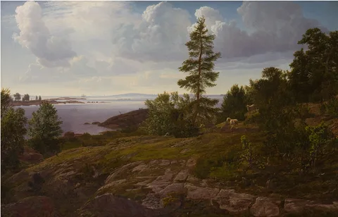 Godtfred Rump, Udsigt over skærgården ved Elleholm i Blekinge