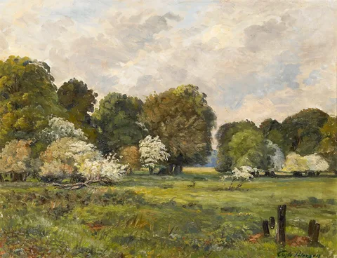 Hans Gyde Petersen, A view from Jægersborg Dyrehave.