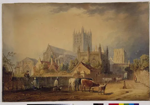 Henry Gastineau, Wells Cathedral from the North East