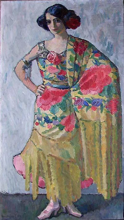 Hans Ødegaard, Spansk danserinne