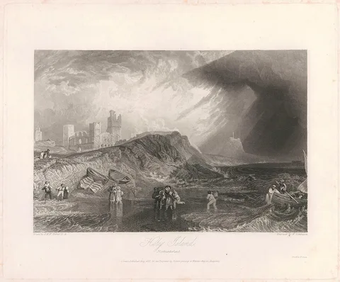 William Tombleson, Holy Island
