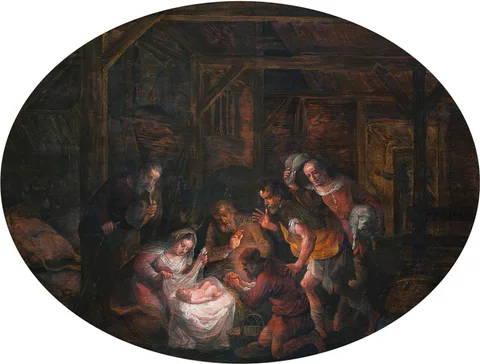 David Colijns, Adoration of the Christ-child by the shepherds