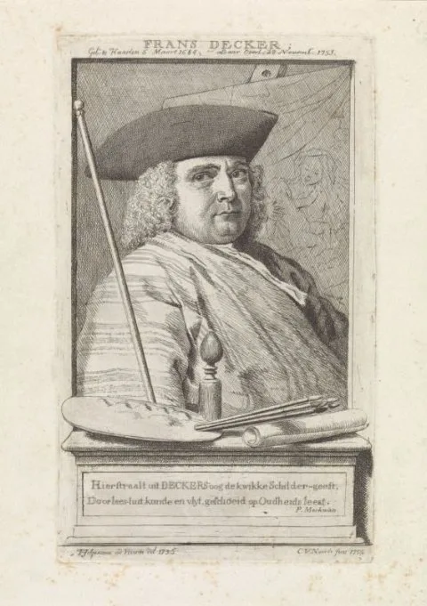 Cornelis van Noorde, Portret van Frans Decker