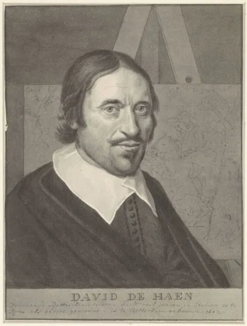 Cornelis van Noorde, Portret van David de Haen