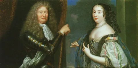 Charles Beaubrun, Portrait de Henri de Bourbon, duc de Verneuil et de son épouse Charlotte Séguier