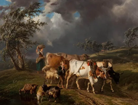 Ildephonse Stocquart, Homeward before the Storm