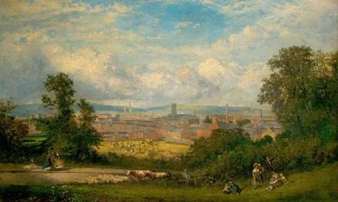 James Stephen Gresley, Derby from Burton Road