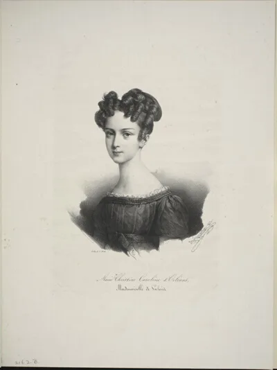 Henri Grevedon, Marie Christine Caroline d'Orléans, Mademoiselle de Valois