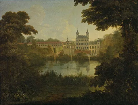 Jan van Nickelen, Schloss Benrath from the South