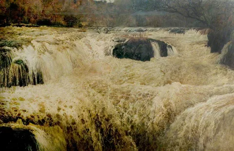 Frank Miles, Salmon Leap, Cenarth Falls, Cardiganshire