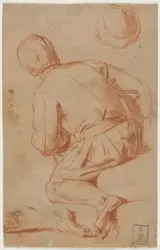 Carlo Donelli, Rear View of Seated Man