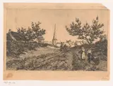 Frans Van Kuyck, Dorpsgezicht met landweg in de Kempen