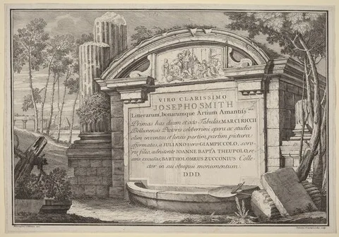 Giuliano Giampiccoli, Classical Ruins in a Landscape: frontispiece