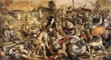 Fermo Ghisoni da Caravaggio, The Battle of the Ticino