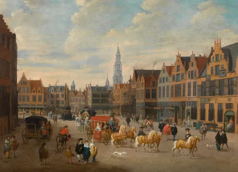 Erasmus de Bie, Meirplaats in Antwerp