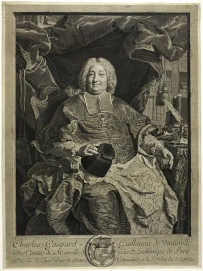 Claude Drevet, Portrait of Charles-Gaspard-Guillaume de Vintimille, Archbishop of Paris