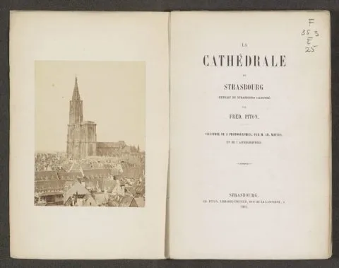 Charles Winter, Gezicht op de kathedraal van Straatsburg