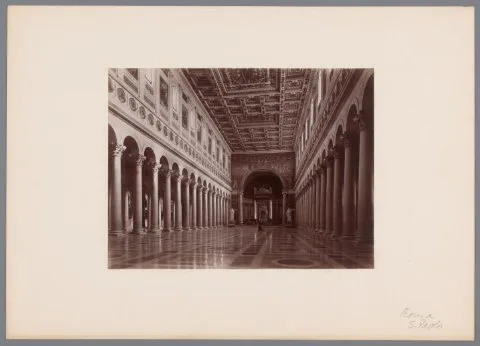 Carlo Brogi, Interno della Basilica di S. Paolo fuori le mura