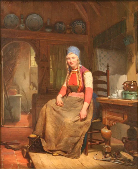 Valentijn Bing, Une femme de l'ancien île de Schokland
