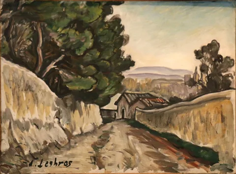 Alfred Lesbros, Rue à Villeneuve-lès-Avignon