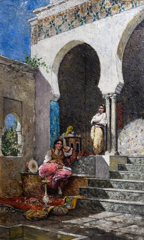 Alfred Chataud, The beauties of the Harem