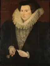 Hieronimo Custodis, Anne Carew, Lady Throckmorton (1520-1587), aged 53