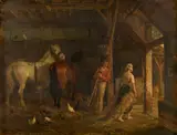 Louis Van Kuyck, Stable Interior