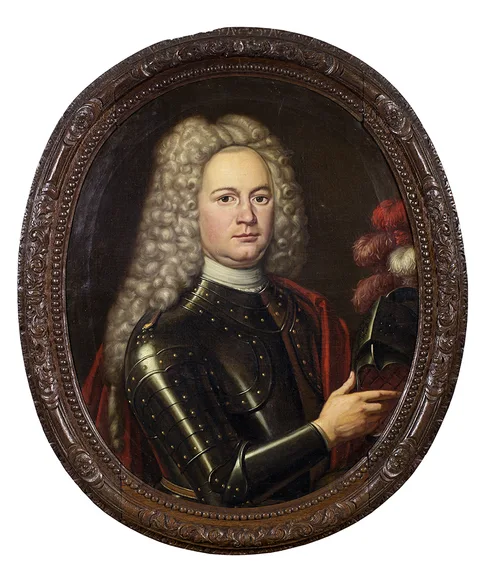 Hermannus Collenius, Portrait of Willem Alberda (1672-1716), echtgenoot van Lea Aldringa