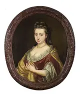 Hermannus Collenius, Portrait of Lea Aldringa (1668-1724), echtgenote van Willem Alberda