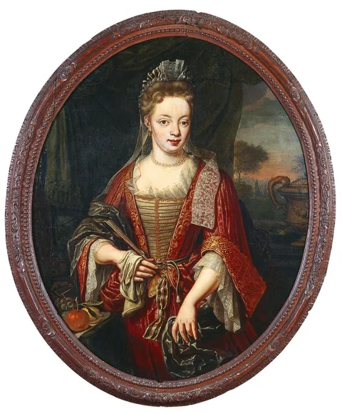 Hermannus Collenius, Portrait of Maria van Buttinga -van Berghuys (1695-1779)