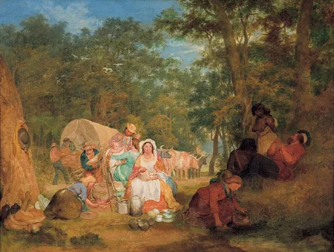John Alexander Gilfillan, Homeward bound- dinner-time
