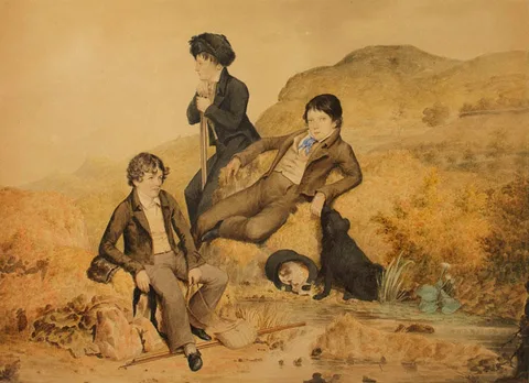 John Alexander Gilfillan, Masquerade (Family Group)